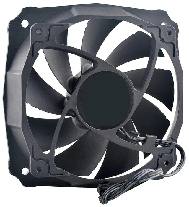 Alt view image 3 of 5 - HA1225L12F-Z Cooling Fan 12CM/12025 Size, 12V, Low-Speed Silent Operation, for Chassis/CPU/Power Supply Cooling