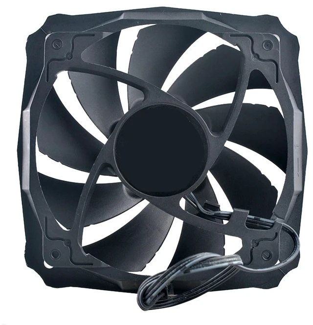 Alt view image 5 of 5 - HA1225L12F-Z Cooling Fan 12CM/12025 Size, 12V, Low-Speed Silent Operation, for Chassis/CPU/Power Supply Cooling