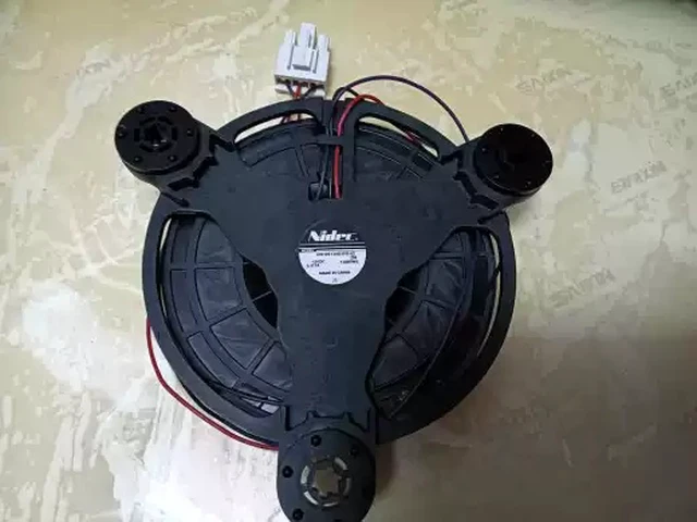 Alt view image 2 of 6 - Freezer Fan for Hisense/Ronshen Refrigerator GW12E12MS1FB-52Z96, DC12V 0.171A, 3-Wire with Connector, Replacement Part