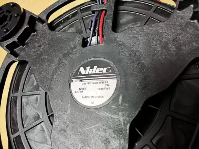 Alt view image 4 of 6 - Freezer Fan for Hisense/Ronshen Refrigerator GW12E12MS1FB-52Z96, DC12V 0.171A, 3-Wire with Connector, Replacement Part