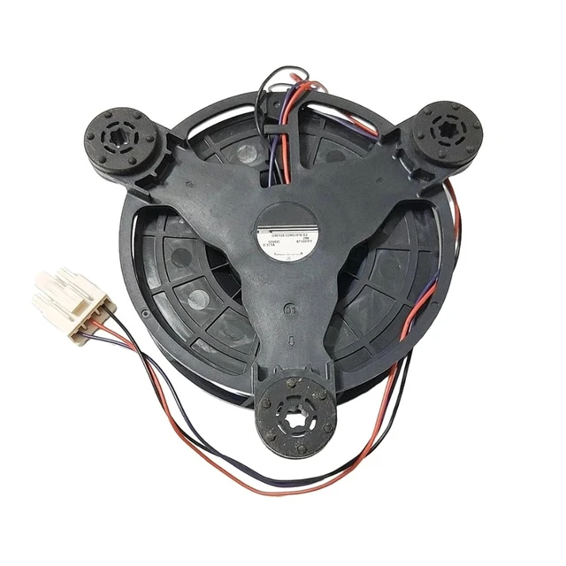 Alt view image 6 of 6 - Freezer Fan for Hisense/Ronshen Refrigerator GW12E12MS1FB-52Z96, DC12V 0.171A, 3-Wire with Connector, Replacement Part