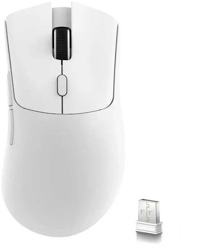 Main image of ATTACK SHARK R1 Tri-Mode Wireless Gaming Mouse, 2.4G/Wired/Bluetooth 5.2, 55g Ultra Lightweight, 18K DPI, HUYU 20M Clicks, Ergonomic for PC, Laptop, Windows Mac