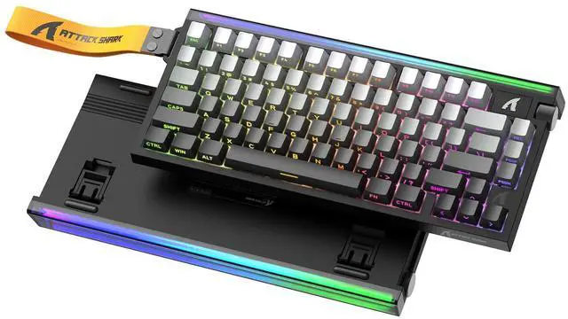 Main image of ATTACK SHARK R85 HE Wired 75% RT RGB Gaming Keyboard, 8K Polling, 0.005mm Accuracy, 0.08ms Latency, 256K Scan, Hall Effect Magnetic Switches, 5-Layer Sound Dampening, Software for PC & Mac