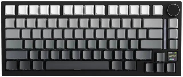 Main image of ATTACK SHARK X820 Ultra 75% Wireless Mechanical Gaming Keyboard, Smart TFT Display & Metal Knob, Hot-Swappable Shark Switch, Gasket Mount, Tri-Mode 2.4G/Bluetooth/USB-C, RGB, 4000mAh Battery