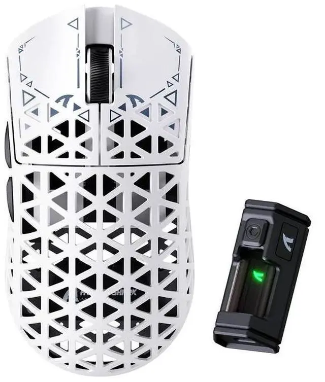 Main image of ATTACK SHARK R5 Ultra 8K Carbon Fiber Wireless Gaming Mouse, 39g Ultra-Light, PixArt PAW3950 MAX, Nordic 52840, 42000 DPI, Tri-Mode Wired/Bluetooth/2.4GHz Programmable Mouse for PC & Mac White