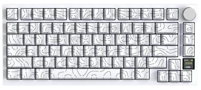 Main image of ATTACK SHARK X820 Ultra 75% Wireless Mechanical Gaming Keyboard, Smart TFT Display & Metal Knob, Hot-Swappable Shark Switch, Gasket Mount, Tri-Mode 2.4G/Bluetooth/USB-C, RGB, 4000mAh Battery