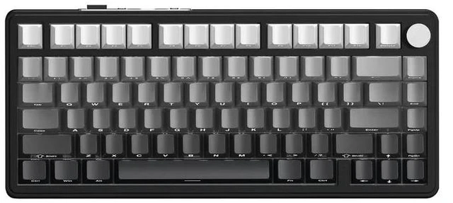Main image of ATTACK SHARK X85 75% Wireless Mechanical Gaming Keyboard, 81-Key TKL, Triple Mode, Gasket Mount, Hot-Swappable, CNC Knob, RGB, PBT Keycaps, 5000mAh