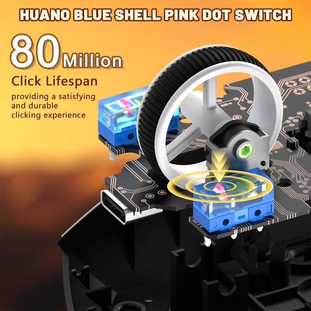 Alt view image 6 of 7 - ATTACK SHARK G3 59g Lightweight Gaming Mouse, PAW3311 25K DPI, Tri-Mode Wireless, 1000Hz Polling Rate, BK52820 Chip, 500mAh Battery