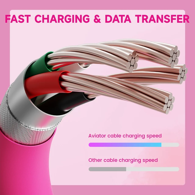 Alt view image 6 of 7 - ATTACK SHARK C01ULTRA Coiled USB-C Cable, Transparent Double TPU Sleeve, RGB Metal Aviator Connector, Type-C to USB-A for Mechanical Keyboard, Gaming & Devices White Berry Red