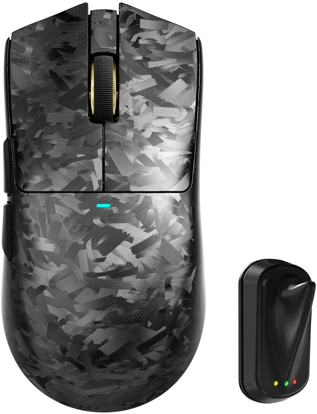 Main image of ATTACK SHARK X11 Ultra Wireless Gaming Mouse, PAW3950MAX 42K DPI, Dual 8K Polling Rate, 63g Carbon Fiber, Nordic 54L15, Tri-Mode 2.4G/Bluetooth/Wired, 500mAh