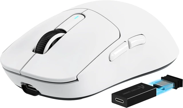 Main image of ATTACK SHARK X3PRO 59g Ultra Lightweight Gaming Mouse, PAW3395 PRO 26K DPI, Dual 8K, Tri-Mode Wireless, 100M Optical Switches White