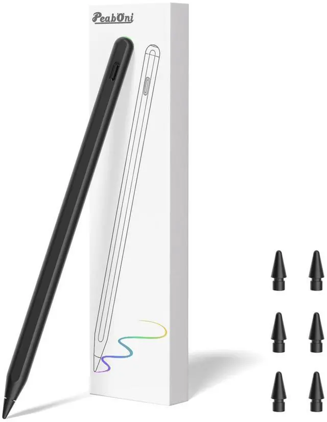 Main image of 2nd Generation for iPad 2018-2024 with Magnetic Wireless Charging Compatible with Apple iPad Pro 13(M4)/12.9/11,iPad Air 6(M2)/5/4/3,iPad mini 7(A17 Pro)/6/5,iPad10/9/8/7/6 Black