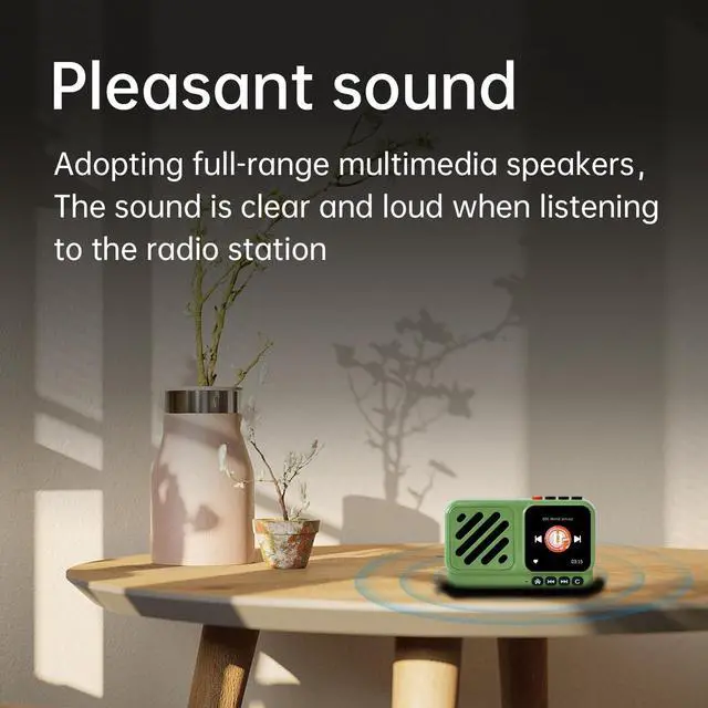 Alt view image 7 of 7 - Voyager Bluetooth Speaker Wireless Internet Radio with WIFI/4G,World Radio Station,BT5.3, Electronics for Home/Travel/Outdoor mini Portable Speaker