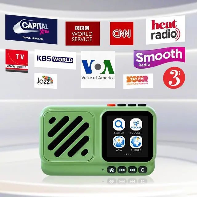 Alt view image 5 of 7 - Voyager Bluetooth Speaker Wireless Internet Radio Global Version with WIFI/4G,World Radio Station,BT5.3, Electronics for Home/Travel/Outdoor mini Portable Speaker