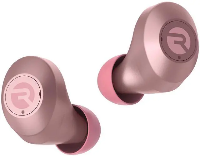 Alt view image 2 of 7 - Everyday Classic Bluetooth Wireless Earbuds + Microphone with Active Noise Canceling, Sweat & Water-Resistant Earphones, Ear Buds Wireless Bluetooth Up to 32 Hours Playtime (Rose Gold)