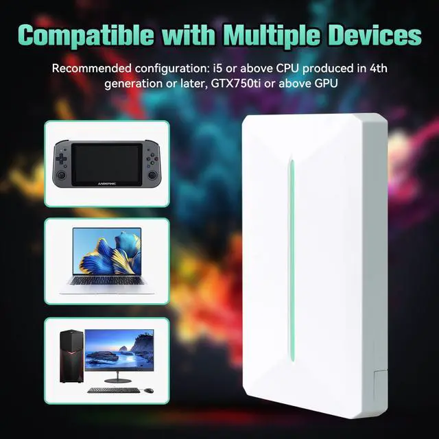 Alt view image 5 of 7 - Retro Game Console Hdd 500GB, Plug and Play Video Game Console with Built in 38291 Game, Emulator Console Compatible with 50 Game Emulators, Playnite&Retrobat 2 Game Syatem in 1, Portable Game Console