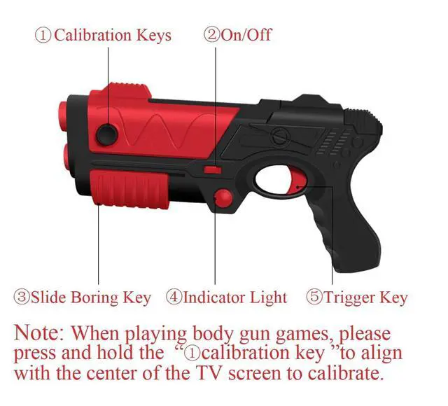 Alt view image 6 of 7 - TV Game Console with 200+ Games,Handheld Video GameConsole for Kids, GameSystem with AR Gun Game for Boys,2 GameController, TV Plug& Play, Xmas Birthday Toy Gift for Boys Girls Age