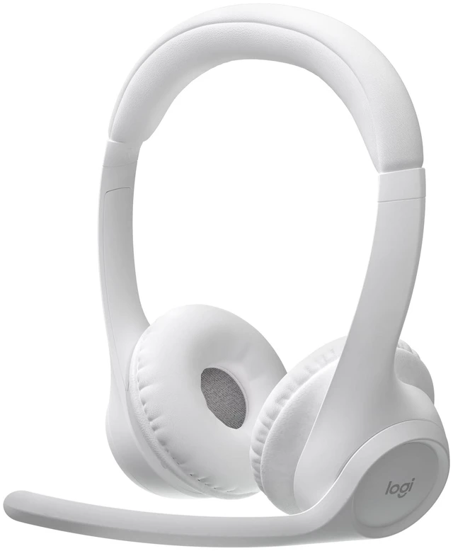 Main image of Zone 300 Wireless Bluetooth Headset - Off-White | Compatible with Windows, Mac, Chrome, Linux, iOS, iPadOS, Android
