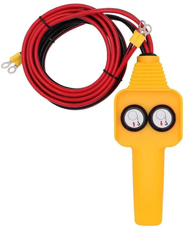 Main image of Winch Controller, Push Button Winch Remote Assembly Replacement for Pulling 1500lbs to 5000lbs, 12V Electric Winch Wired Capstan Handheld Remote Controller, Car Accessories