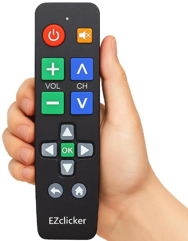 Main image of Big Button TV Remote for LG TVs Only, Easy to Use (Black) | Big Button, Simplified, Great for Seniors (2xAAA Batteries not Included)
