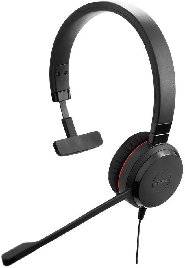 Main image of Evolve 30 II (2025 Edition) Wired Single-Ear Headset with Mic - 3.5mm Jack, USB-A/USB-C Connectivity, with Noise-Canceling Microphone, Works with Online Meeting Platforms - Black