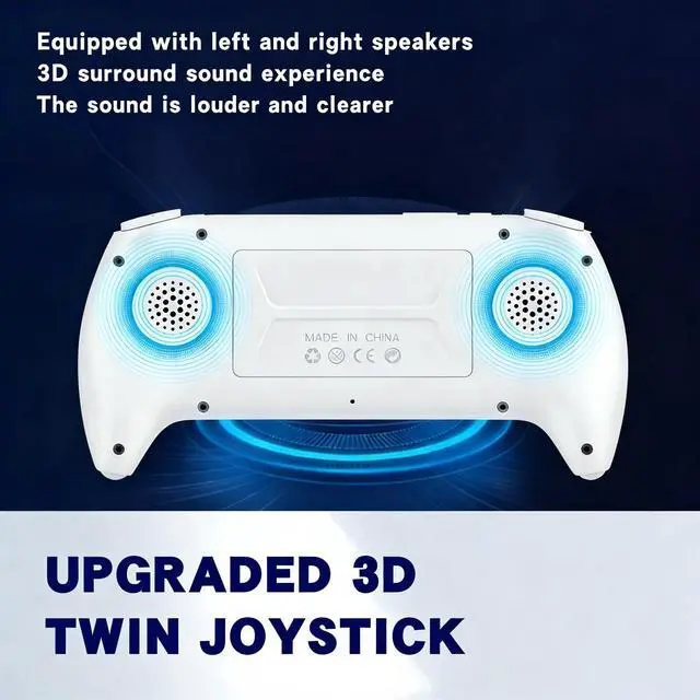 Alt view image 6 of 7 - Handheld Video Game Console4. 3-inch IPS Screen Portable Retro Gaming Consle ,Linux System 64GB,20+ Emulator ,15000+ Games, Emulator Handheld with HD Output Black