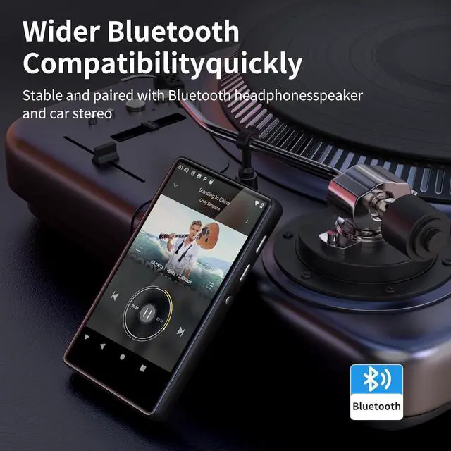 Alt view image 7 of 7 - 80GB MP3 Player with Bluetooth and WiFi, SWOFY M503Pro 4.0" Touch Screen MP3 Player with Speaker, Music Player with Spotify, Audible, Amazon Music, Pandora, MP4 Android Music Player Up to 512GB