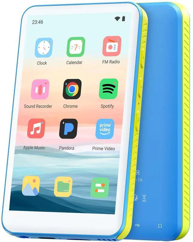 Main image of 128GB MP3 Player with Bluetooth and WiFi, 4.0" IPS Touch Screen MP3 Player with Speaker, Android 13.0 MP4 Music Player Preloaded Spotify, Pandora, Deezer, Play Store, Browser, Expand up to 1TB