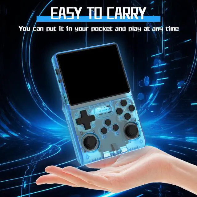 Alt view image 6 of 7 - 30000 Games in 1 Handheld Game Console R40S PRO 3.5 inch IPS Screen Mini Retro Console 3800mAh Portable Pocket Arcade 45 simulators 256G TF Card