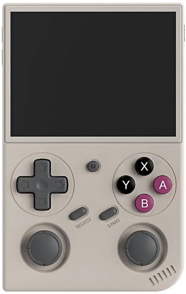 Main image of G350 Handheld Game Console , 3.5 Inch IPS Screen Linux System 3200 mAh Battery 4371 Games Preloaded , Portable Retro Video Games Console Support Controller and Earphone (Gray)