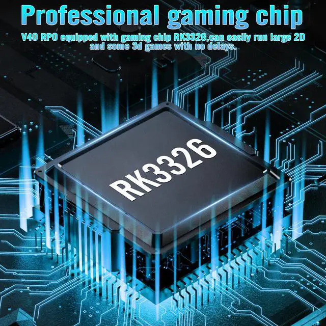 Alt view image 7 of 7 - R40 PRO Handheld Device, 35000 in 1 high-Definition Gaming mini Retro Video Console, 3.5-inch IPS Screen, 256GB RAM, 45 Built-in emulators, 3800mAh Battery (red 256GB)