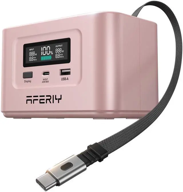 Main image of 145W Portable Power Station with 99.2Wh/31000mAh, Dual USB-C PD3.0 Fast Charging, Solar Charging, TSA Approved, 6-in-1 Safety Protection, Ideal for Travel, Camping, and Emergencies