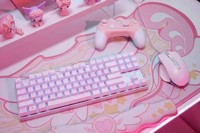 Alt view image 3 of 7 - MX 8.2 TKL Wireless Mechanical Gaming Keyboard. (Pink, MX2A Brown Switch)