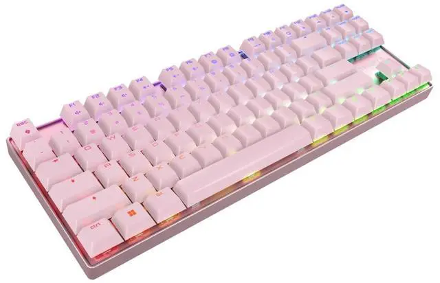 Alt view image 6 of 7 - MX 8.2 TKL Wireless Mechanical Gaming Keyboard. (Pink, MX2A Brown Switch)