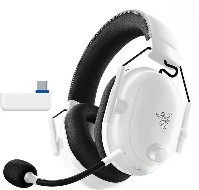 Main image of BlackShark V2 Pro Wireless PlayStation Gaming Headset: 50mm Drivers - Super Wideband Mic - Plush Noise Isolating Earcups - for PS5, Console, PC, Mac - Bluetooth, USB-C - White