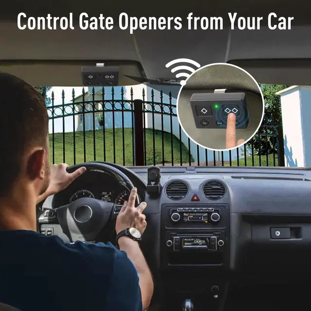 Alt view image 7 of 7 - 2 for Ghost Gate Opener Remote Automatic Premium 5-Button Transmitter for Model AXS1,AXP1,AXR1