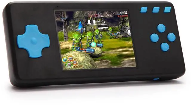 Main image of 32 Bit Handheld Game Console for Kids Adults, Preloaded 300 Retro Video Games, 3.0" Color Display Rechargeable Portable Gaming Player, Mini Electronic Travel Toy Gift for Boys Girls (Black2)