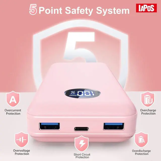 Alt view image 6 of 7 - Portable Charger 40000mah Power Bank, USB-C (22.5W) Fast Charging Battery Pack Portable Phone Charger for iPhone 16 Pro/16/15/14/13 Series, Android Samsung Galaxy, Battery Bank for Travel Camping