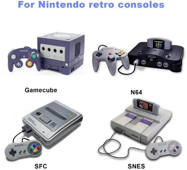 Alt view image 3 of 7 - 5.9ft N64 to HDMI Converter Converts N64 Game Console Video Signal to HDMI Signal Easily Connect the Game Console to HDTV Adapter/ConverterSupport N64/SNES/SFC/NGC 4 in 1