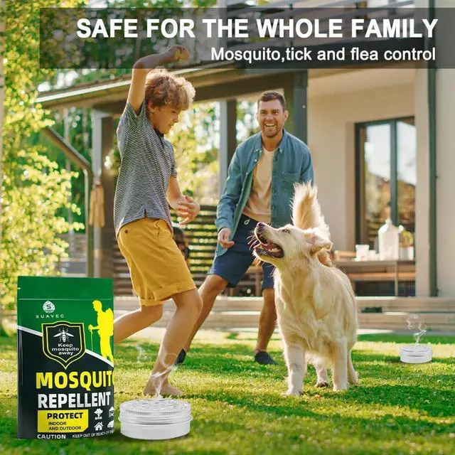 Alt view image 4 of 6 - Mosquito Repellent Outdoor Patio, Mosquito Repellant Indoors, Mosquito Repellant for Room/Yard, Camping Mosquito Deterrent, Keep Mosquito Away, Effective for 60 Days-2P