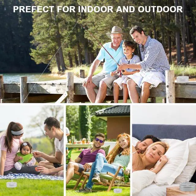 Alt view image 6 of 6 - Mosquito Repellent Outdoor Patio, Mosquito Repellant Indoors, Mosquito Repellant for Room/Yard, Camping Mosquito Deterrent, Keep Mosquito Away, Effective for 60 Days-2P