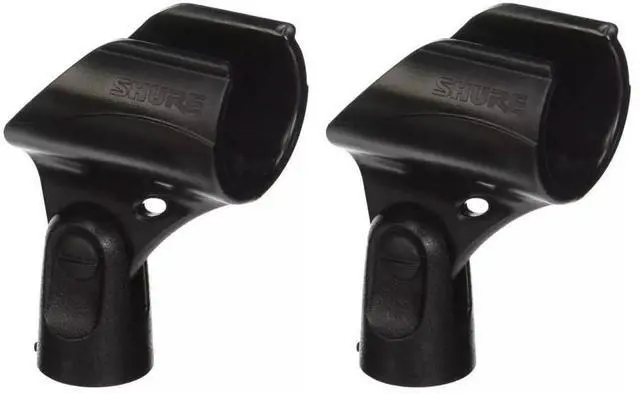 Main image of WA371 Microphone Clip for all Shure Wireless Handheld Transmitters (Pack of 2)