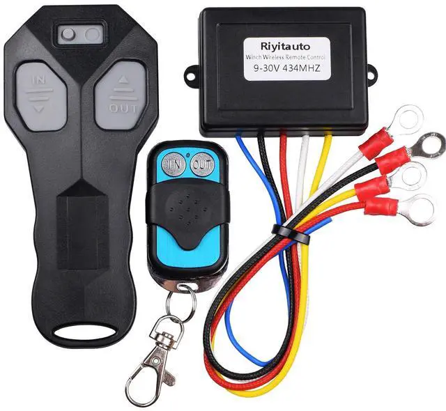 Main image of Wireless Winch Remote Control Kit for Car Truck Jeep ATV SUV 12V Handset Switch Recovery Wireless Waterproof Wireless Remote for Winch