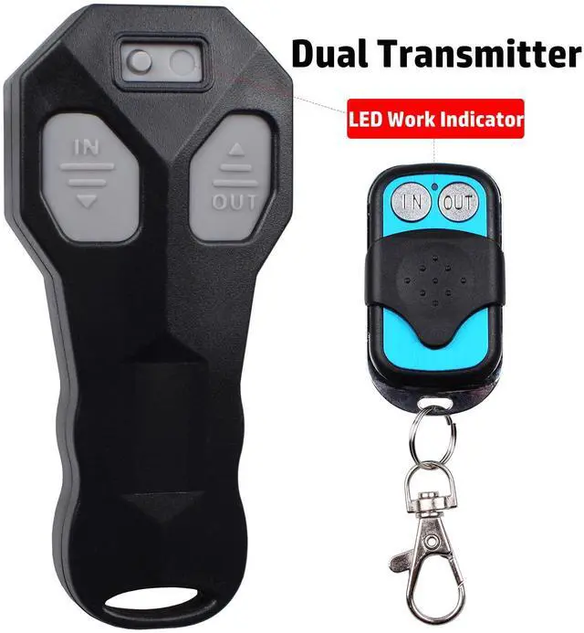 Alt view image 2 of 7 - Wireless Winch Remote Control Kit for Car Truck Jeep ATV SUV 12V Handset Switch Recovery Wireless Waterproof Wireless Remote for Winch