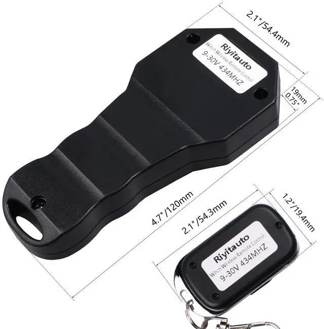 Alt view image 5 of 7 - Wireless Winch Remote Control Kit for Car Truck Jeep ATV SUV 12V Handset Switch Recovery Wireless Waterproof Wireless Remote for Winch