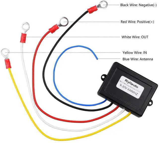 Alt view image 4 of 7 - Wireless Winch Remote Control Kit for Car Truck Jeep ATV SUV 12V Handset Switch Recovery Wireless Waterproof Wireless Remote for Winch