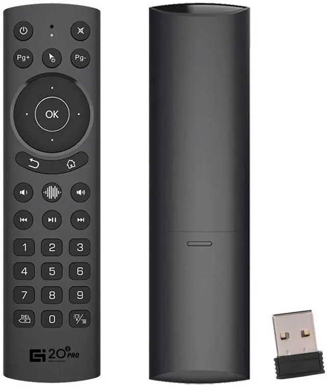 Main image of Backlit Voice Remote Control,USB Wireless Voice Control Sensing 2.4G Air Remote Mouse with IR Learning for PC,Projector,Smart TV,Android TV Box,Nvidia Shield(G20S Pro)
