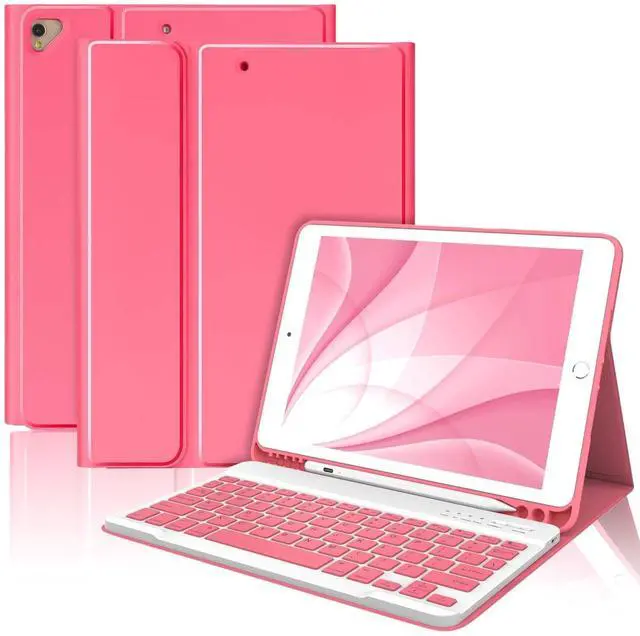 Main image of for iPad 9th Generation Case with Keyboard, for iPad 8th 7th Generation Case with Keyboard (Wireless Detachable & Pencil Holder), iPad 10.2"/iPad Air 10.5"(3rd Gen)/iPad Pro 10.5" (Watermelon)