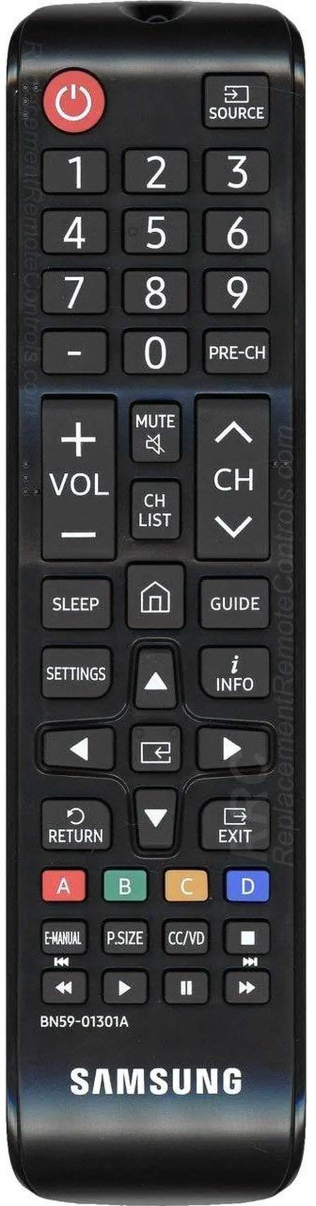 Main image of BN59-01301A - BN59-01303A LED TV Remote Control for N5300, NU6900, NU7100, NU7300 (2018 Models)