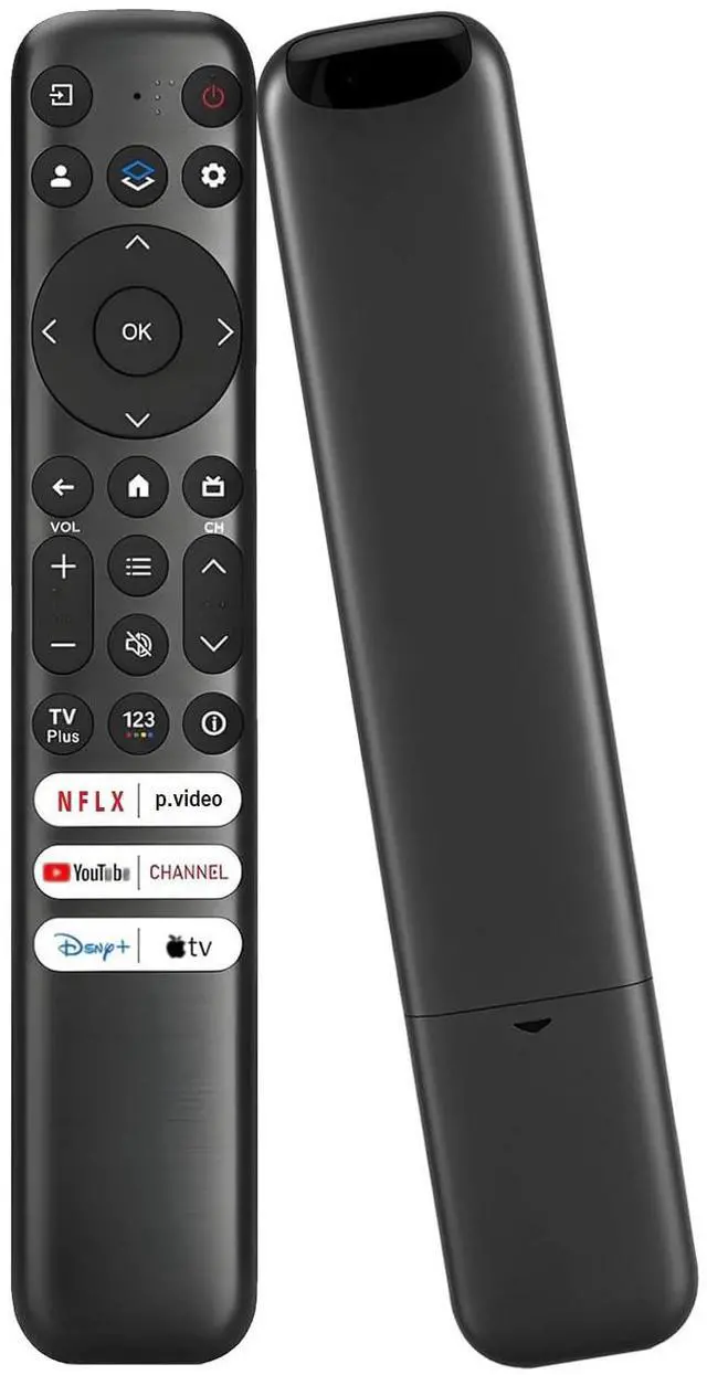 Main image of RC813 Replacement for TCL Google TV Remote Control, Compatible for TCL Smart TVs S250G S3 S4 S5 Q5 Q6 Q7 QM7 QM8 Series - No Setup Required